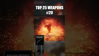 Top 25 Weapons in Elden Ring. 20 Magma Wyrm's Scalesword #eldenring  #eldenringgameplay