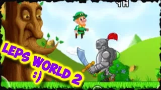 Bubble и Gubble играют в игру Leps World 2