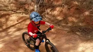 Ben Pump Track April 14 2018 on his Orbea MX20 kids