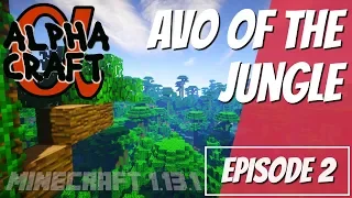 Minecraft AlphaCraft SMP EP2: Jungles and Portals | Survival Multiplayer Minecraft with Avomance