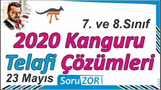 Kanguru Matematik, Telafi Çözümleri 7. Sınıf 8. Sınıf 23 Mayıs 2020 Soruların Çözümü