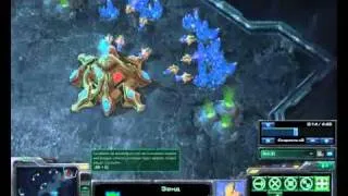 starcraft 2 очень быстрая победа ( БЕЗ АРМИИ :D)