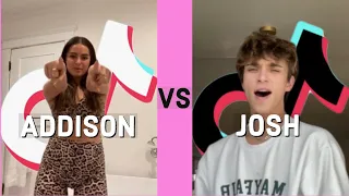 Addison Rae Vs Josh Richards TikTok Dance Battle (2021)