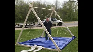Armachd Viking tent build 5 8 21