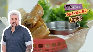 Guy Fieri Eats Standout Spring Rolls in Hawaii | Diners, Drive-Ins and Dives | Food Network