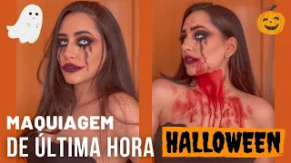 TUTORIAL: MAKE DE ÚLTIMA HORA PARA O HALLOWEEN!