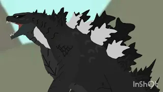 Godzilla vs siren head | dc2 animation