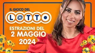 Estrazione in diretta del Gioco del Lotto e del Simbolotto di giovedì 2 Maggio 2024