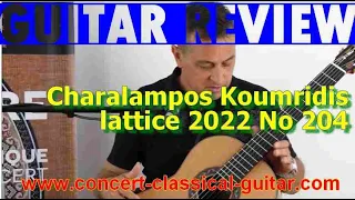 Review Charalampos Koumridis 2022 No 204 www concert classical guitar com