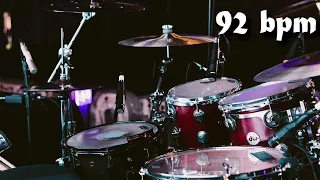 92 Bpm Drum Track Batería - Straight Beat Eighth Notes