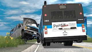 BeamNG Drive - Реконструкция Аварии Липецкие Рейсы | ДТП в Серебряных Прудах в Бименджи Драйв