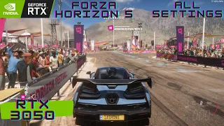 Forza Horizon 5 - RTX 3050 (All Settings Tested) - MSI GF63 Thin