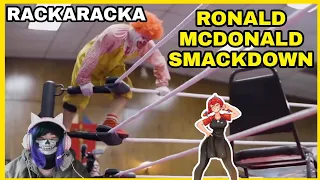 INSANE WRESTLING DEATH MATCH - Reacting to RackaRacka | Ronald's Crazy WWE Return