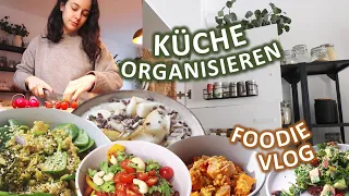 FOODIE VLOG | Küche organisieren, IKEA Haul & What I Eat (Food Fiary gesund, intuitiv & vegetarisch)