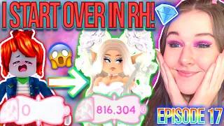 I START OVER IN ROYALE HIGH AND DIAMOND FARMED A LOT! ROBLOX Royale High Speedrun Challenge