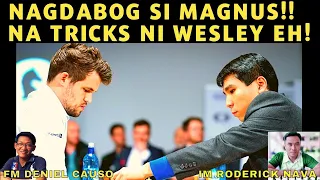 WESLEY SO TRICKED MAGNUS CARLSEN! PANALO PA! FTX CRYPTO CUP 2021 with IM Nava! Live streaming clip!