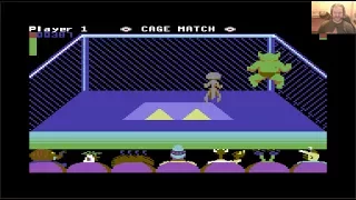 Lukozer Retro Game Review 380 - Intergalactic Cage Match - Commodore 64