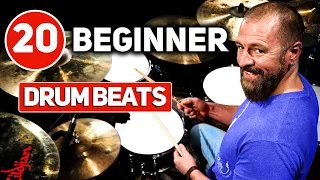 20 Beginner Drum Beats | Go From "No" To "Pro"