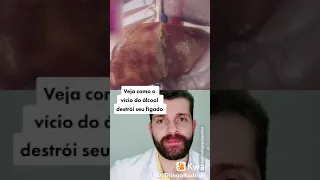 vício em álcool destrói o fígado