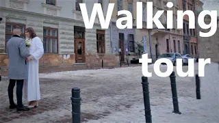 Travel video. City name Lviv.Ukraine Walking Tour 4k Lwow, Lemberg, أوكرانيا