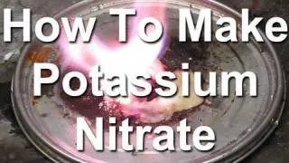 How to Make Potassium Nitrate at Home