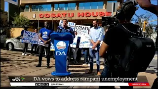 2024 Elections | DA leads campaign outside Cosatu House, vows to address rampant unemployment
