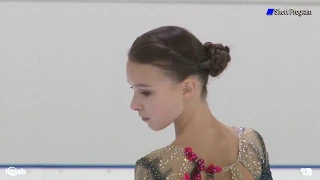 Анна Щербакова короткая программа Shcherbakova SP Lombardia Trophy 2019