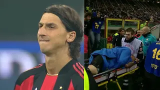 The Match Zlatan Ibrahimović Destroyed Inter and Injured Materazzi / Inter vs Milan 2010/2011