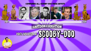 Voice Evolution of SCOOBY-DOO - 50 Years Compared & Explained | CARTOON EVOLUTION