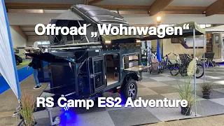 Wohnwagen RS Camp ES 2. Das kleine Offroad-Anhängsel