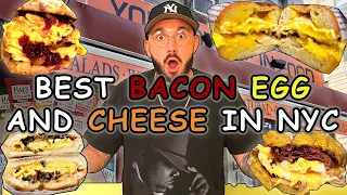THE ULTIMATE NYC BACON EGG & CHEESE CRAWL