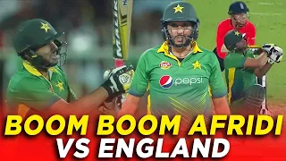 🔴 RELIVE - Boom Boom Shahid Afridi Majestic Hitting Against England at Sharjah | T20I | PCB | M4C2A