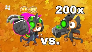 Btd6 god boosted perma charge vs. 200 turbo charges