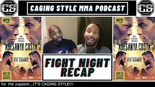 UFC 253: Adesanya vs Costa Fight Night Recap