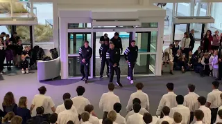 New Zealand All Blacks Welcomed to Wakatipu High School with awesome Haka