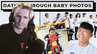 xQc reacts to Blind Dating 10 Guys Based on Their Baby Photos (with chat)