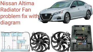 Nissan Altima 2020 model radiator fan not working