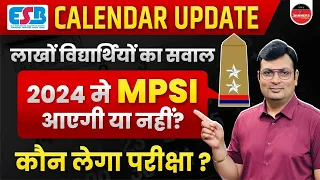 MPSI Vacancy 2024 | MP Sub Inspector Exam 2024 Latest Update | MPESB Calendar 2024 | Aditya Sir