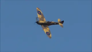 BBMF Spitfire display today ar RAF Coningsby.