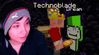 Quackity Visits Dream and Technoblade In Prison