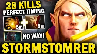 CRAZY EPIC GAME!! STORMSTORMER INVOKER INSANE COMBO 28 KILLS + WAGAMANA SVEN DESRTOYED DIRE TEAM