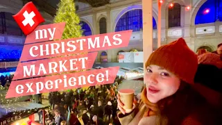 MY CHRISTMAS MARKET EXPERIENCE: SWITZERLAND! (Basel, Bahnhofstrasse, Bellevue, Zürich Train Station)