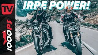 Irres Nakedbike Duell! BMW S 1000 R gegen die neue Triumph Speed Triple 1200 RS - Folge 7/9