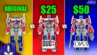 Kit de $25 vs Kit de $50 para el Studio Series 102 Optimus Prime, ¿Cuál es el mejor?