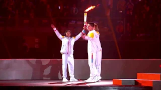 THE FLAME - Lucho Quequezana - Ceremonia de inauguración de los Juegos Panamericanos