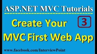 ASP.NET MVC First Application | PART-3 | Step By Step Create Your First MVC Demo Project