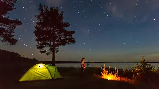 Сны Под Звёздами Sleeping under the Stars TimeLipse Star Таймлапс со звездным небом timescapes