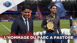 L'HOMMAGE DU PARC DES PRINCES A JAVIER PASTORE