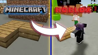 Roblox X Minecraft | Minecraft y Roblox Juntos | En un mismo Server | Gisprix