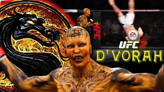 She Is Back! D'Vorah Nasty Ragdoll Knockout Montage UFC 2